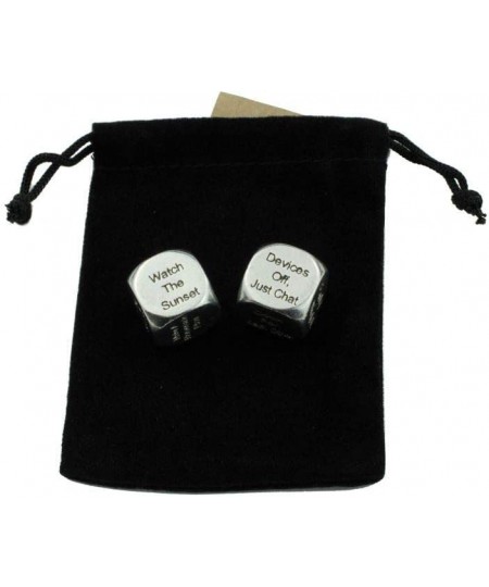 9 Year Anniversary Metal Date Night Dice - Create a Unique 9th Anniversary Date Night $28.58 - Game Accessories