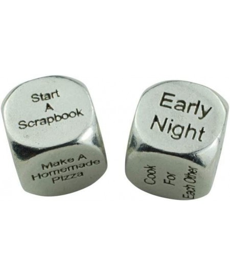 9 Year Anniversary Metal Date Night Dice - Create a Unique 9th Anniversary Date Night $28.58 - Game Accessories