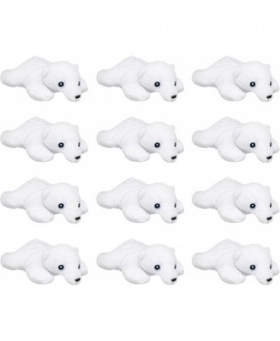 12 Pack Polar Bear Mini 4 Inch Small Stuffed Animals Bulk Bundle Zoo Animal Toys Arctic Party Favors for Kids $70.69 - Stuffe...