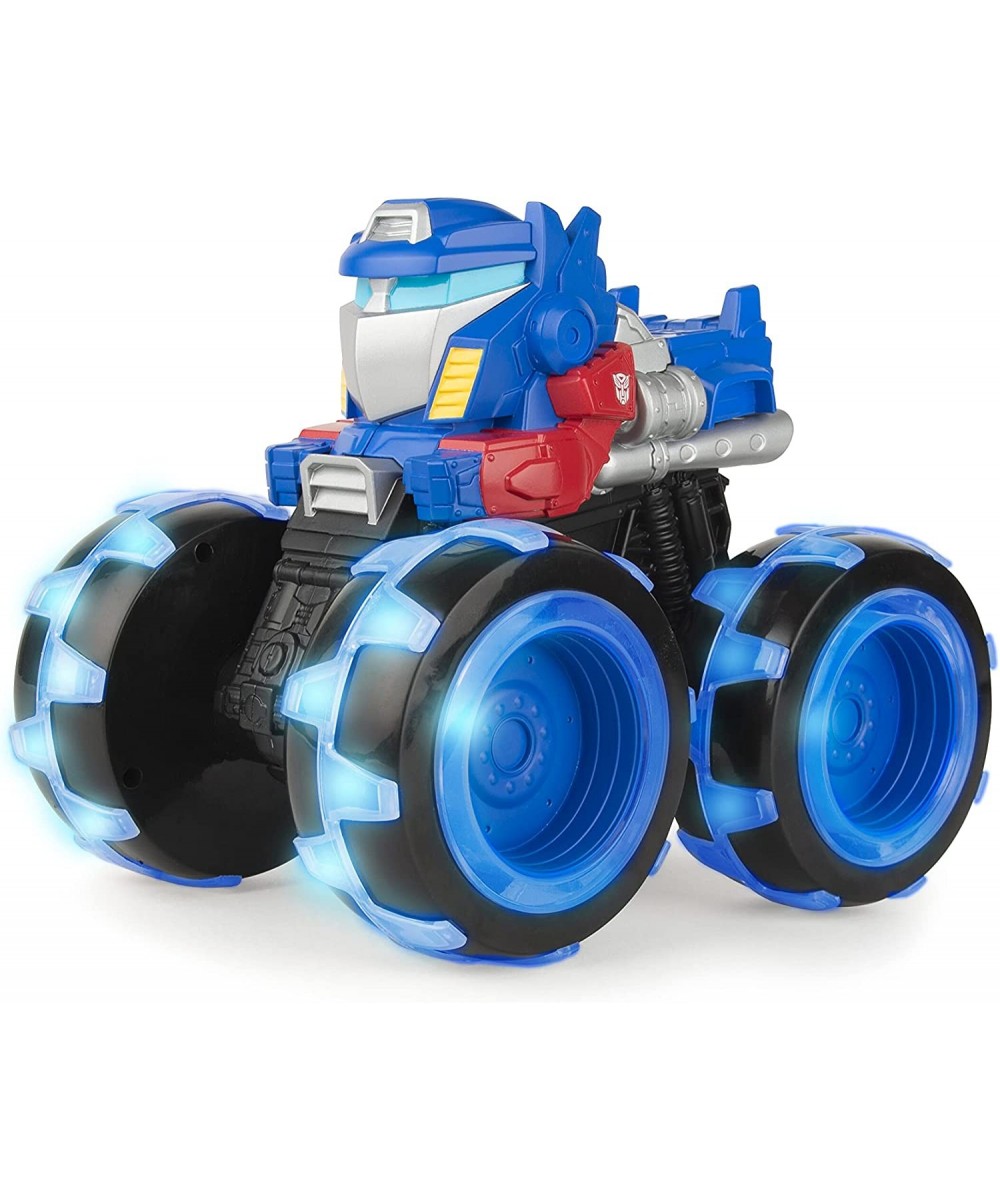 Transformers Optimus Prime Monster Treads – Monster Trucks with Light Up Wheels – Transformers Toy – Girls and Boys Ages 3 Ye...