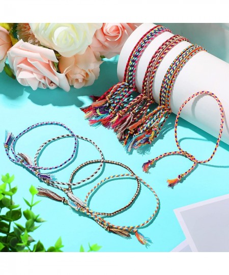 20 Pieces Nepal Woven Friendship Bracelets Adjustable Handmade Ethnic Boho Colorful Braided Bracelets for Adults Teen $17.58 ...