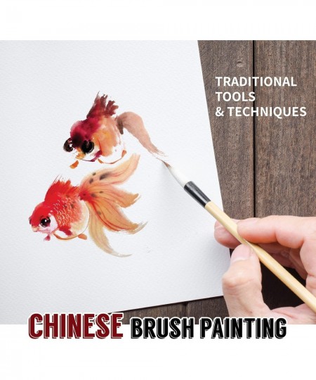 Adult Art Craft & Hobby Kits Introduction to Chinese Brush Painting Multi Colors 06826 $57.39 - Kids' Drawing & Writing Boards