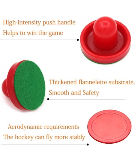 Air Hockey Pushers and Pucks Mini Air Hockey Puck for Air Hockey Table Replacement Parts Hover Hockey Paddles Small 3 Inch (2...