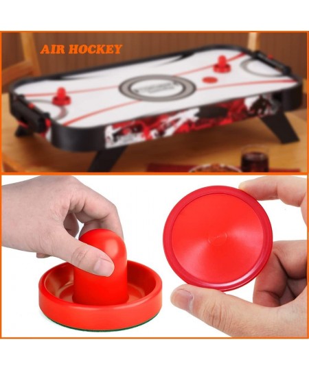 Air Hockey Pushers and Pucks Mini Air Hockey Puck for Air Hockey Table Replacement Parts Hover Hockey Paddles Small 3 Inch (2...