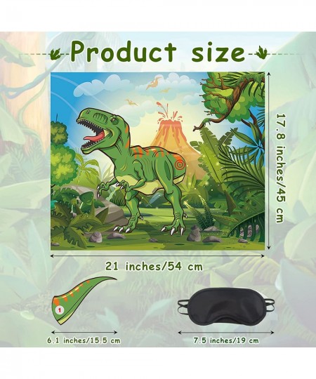 1 Set Dinosaur Party Game Pin The Tail on The Dinosaur Game Dino Theme Birthday Party Supplies for Kids $15.25 - Kids' Party ...