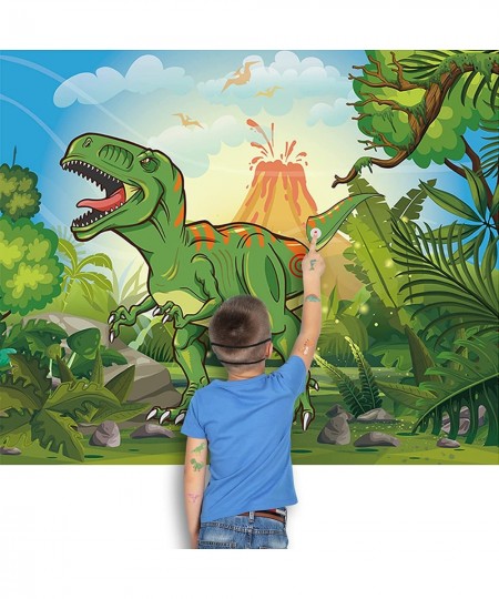 1 Set Dinosaur Party Game Pin The Tail on The Dinosaur Game Dino Theme Birthday Party Supplies for Kids $15.25 - Kids' Party ...