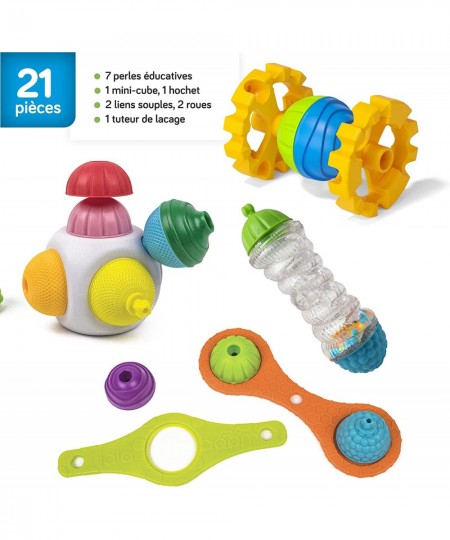 21 Piece Pop Bead Activity Set – Dishwasher Safe - Ages 10 Months+ - BL600 $74.87 - Early Development & Activity Toys