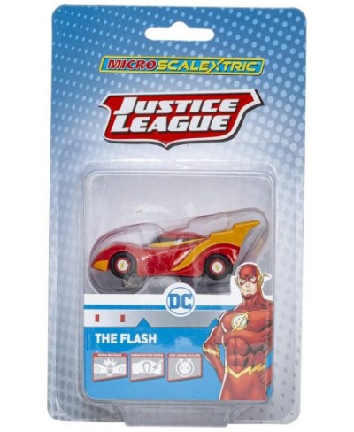 Micro My First Justice League The Flash 1:64 Slot Race Car G2169 Red & Yellow $26.36 - Slot Cars Race Tracks & Accessories