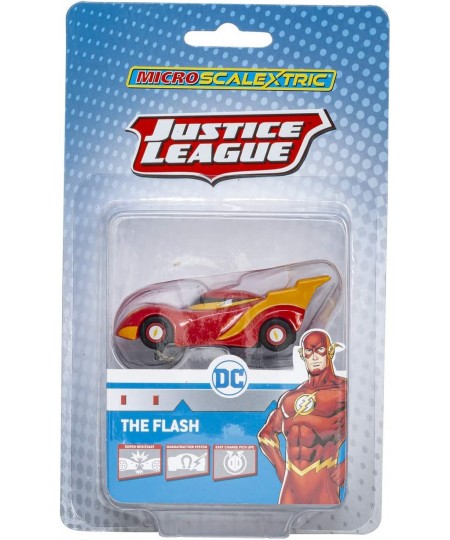 Micro My First Justice League The Flash 1:64 Slot Race Car G2169 Red & Yellow $26.36 - Slot Cars Race Tracks & Accessories