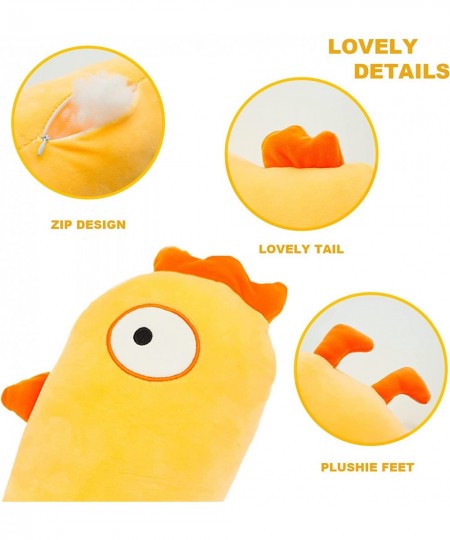 PEACHCAT Cute Chick Stuffed Animal Plush Hugging Pillow Toy Kawaii Plushy for Girls and Boys Suitable for Home Office Yellow ...