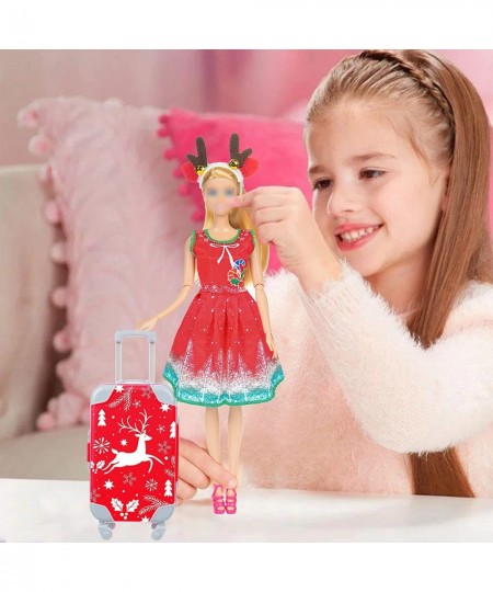 Doll Accessories Doll Clothes and Accessories Dolls Christmas Costume Set Doll Travel Set Fit for 11.5 Inch Girl Doll(2 Doll ...