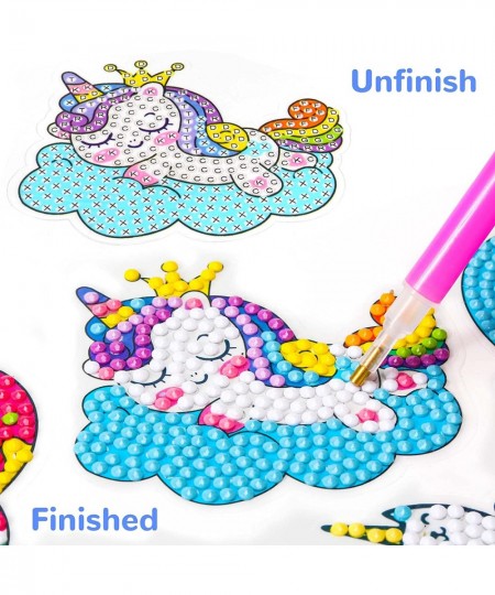 16pcs Diamond Painting Kits for Kids 5D Easy DIY Diamond Painting Stickers Diamond Art for Children Boys Girls Adults Beginne...