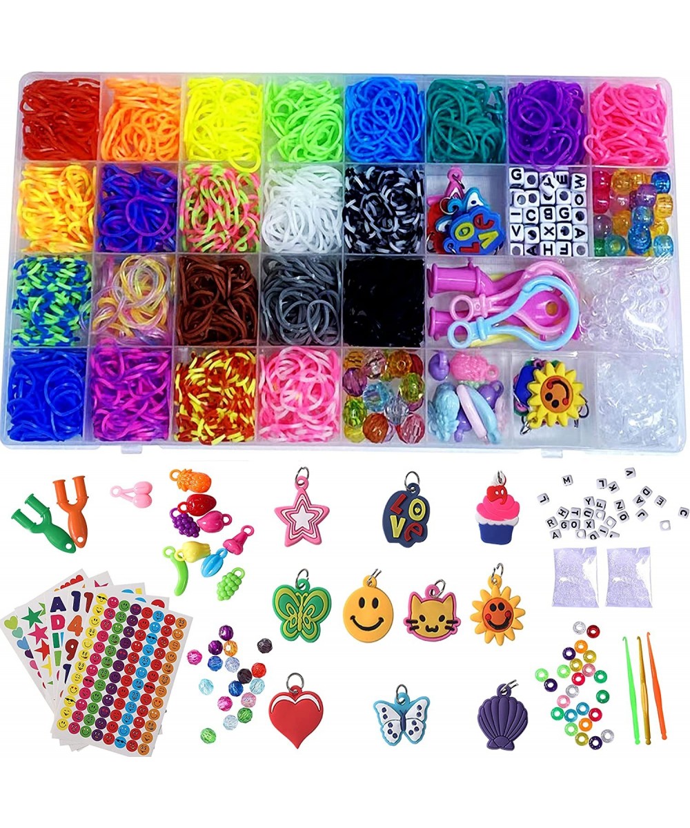 Rubber Band Bracelet Kit Loom Bracelet Making Kit for Girl Rubber Bands Refill Loom Kit Rubber Bands for Bracelet Making Kits...