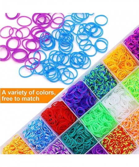 Rubber Band Bracelet Kit Loom Bracelet Making Kit for Girl Rubber Bands Refill Loom Kit Rubber Bands for Bracelet Making Kits...