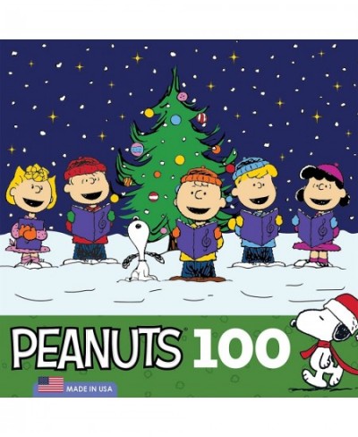 Peanuts Christmas 100 PC Jigsaw Puzzle - Christmas Caroling $24.88 - Jigsaw Puzzles