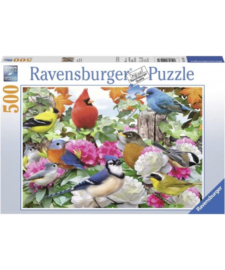 Garden Birds 500 Piece Jigsaw Puzzle for Adults – Every Piece is Unique Softclick Technology Means Pieces Fit Together Perfec...