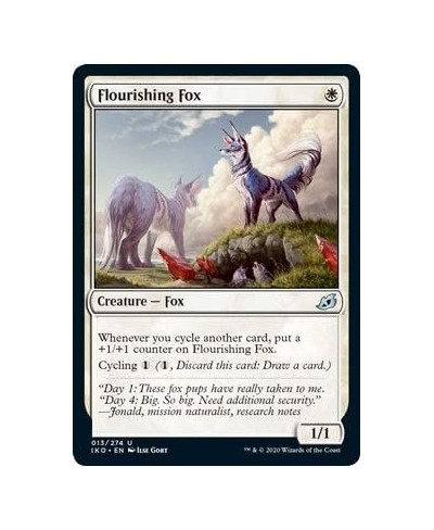 Magic: The Gathering - Flourishing Fox - Foil - Ikoria: Lair of Behemoths $12.05 - Card Games