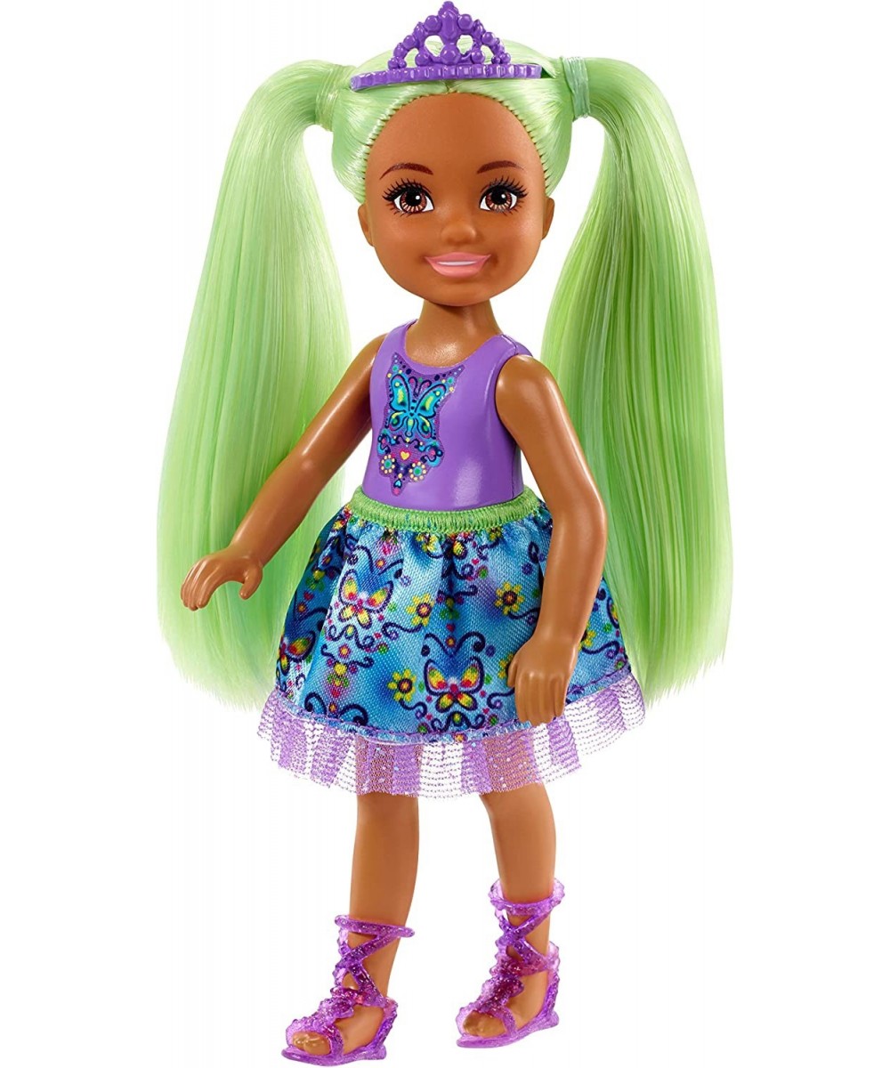 Dreamtopia Chelsea Sprite Doll 7-inch with Green Hair Wearing Fashion and Accessories Multi (GJJ95) $43.54 - Dolls