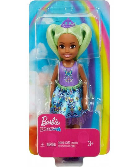 Dreamtopia Chelsea Sprite Doll 7-inch with Green Hair Wearing Fashion and Accessories Multi (GJJ95) $43.54 - Dolls