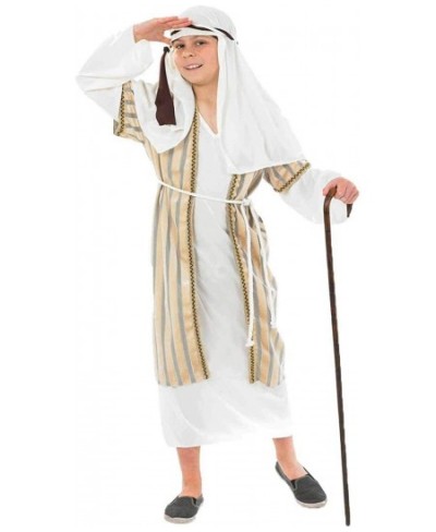 Boys Shepherd Costume For Kids Biblical Robe Nativity Gown St Joseph Boys Christmas Costumes for Kids S M L XL $50.96 - Kids'...