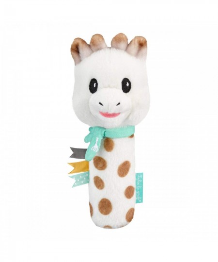 Sophie The Giraffe Sweetie Pouette Rattle White Brown Yellow $22.79 - Baby Rattles & Plush Rings