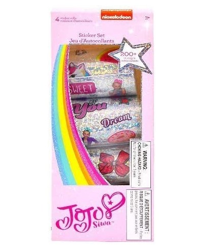 JoJo Siwa Sticker in Holographic Long Box - Includes 4 Holographic Sticker Rolls $13.53 - Kids' Drawing & Writing Boards