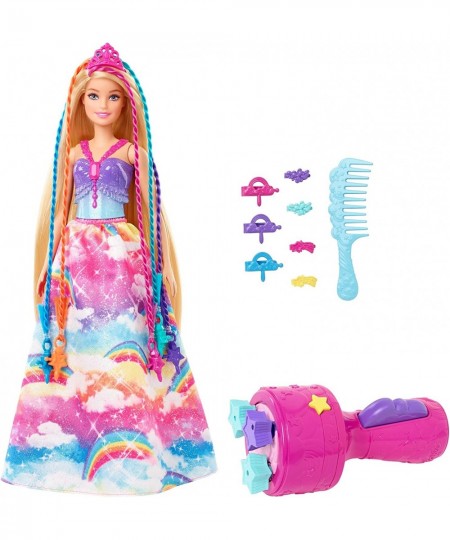 Doll Fantasy Hair With Braid And Twist Styling Rainbow Extensions Twisting Tool And Accessories $26.91 - Dolls