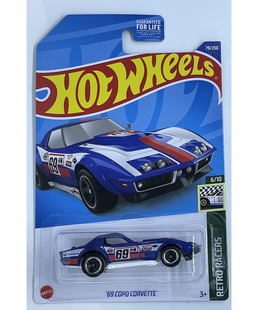 2022 - '69 Copo Corvette - Blue - Retro Racers 6/10 $14.51 - Kids' Play Cars & Race Cars