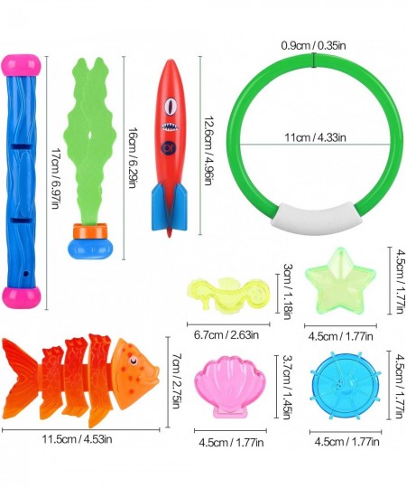 26 Pcs Diving Pool Toy Set for Kids Swimming Dive Water Toys Water Toys for Kids Toddler Pool Toys with A Storage Net Bag $30...