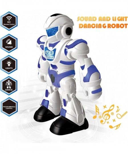 remote control smart robot toy for kids Flexible Head & Arms Dance Moves Music and lights Programmable Remote Control Smart I...