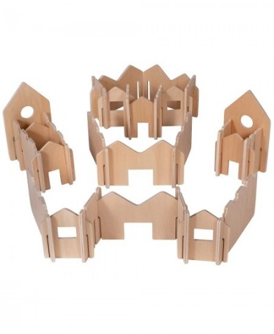 FF410 Happy Architect - Natural - Set of 28 - Ages 2+ - Wooden Building Blocks for Preschoolers and Elementary Aged Kids $118...