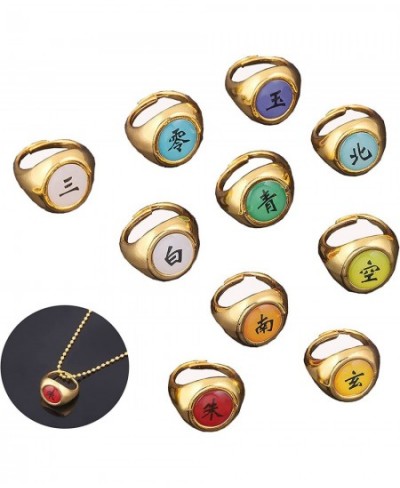 Anime Akatsuki Rings Cosplay Rings Toy Full Set of 11pcs for Party Decoration Accessories (style 2) $24.04 - Kids' Dress-Up A...