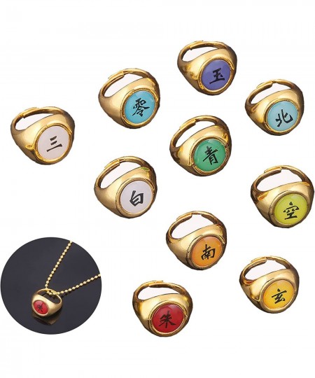 Anime Akatsuki Rings Cosplay Rings Toy Full Set of 11pcs for Party Decoration Accessories (style 2) $24.04 - Kids' Dress-Up A...