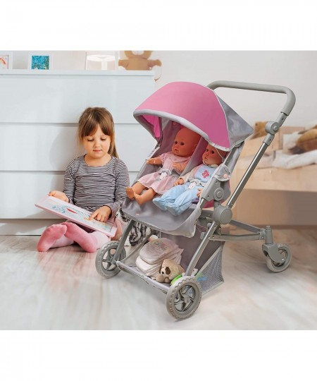 Voyage Twin Carriage Double Doll Stroller (fits 18 inch Dolls) $94.03 - Doll Accessories