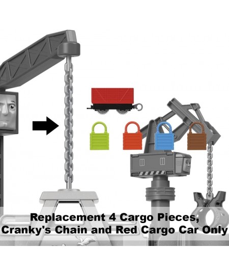 Parts for Thomas and Friends Train Set - GXH09 ~ Thomas & Friends Trains and Cranes Super Tower Playset ~Set of 4 Cargo Piece...