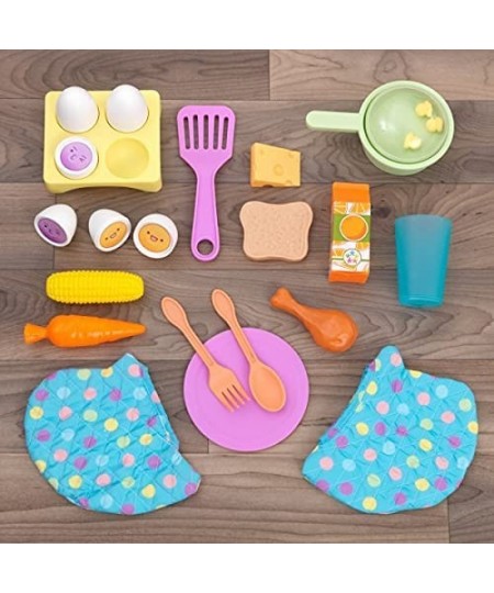 Foody Friends: Cooking Fun Elephant Wooden Toddler Activity Center and Play Kitchen with 23 Accessories $114.43 - Toy Kitchen...