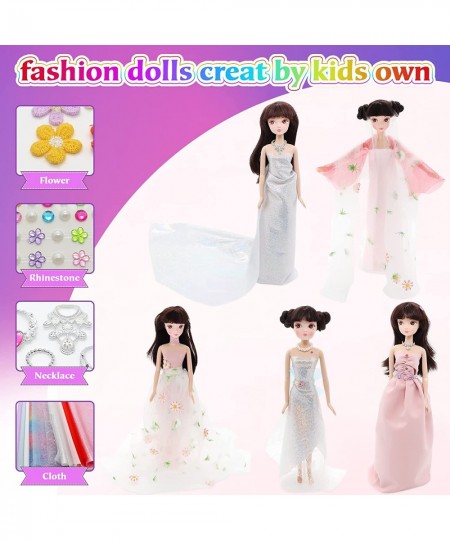 Fashion Designer Kits for Girls Arts Crafts Sewing Kit for Kids Ages 6-12+ Fashion Studio Kit with 2 Mannequins Sewing Access...