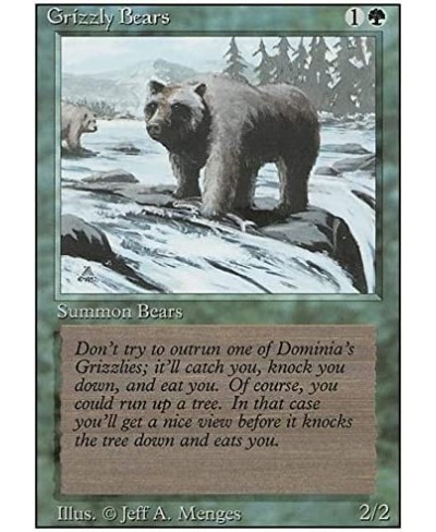 Magic: the Gathering - Grizzly Bears - Revised Edition $10.93 - Card Games