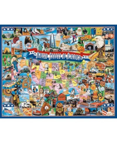 Puzzles United States of America - 1000 Piece Jigsaw Puzzle $35.85 - Jigsaw Puzzles