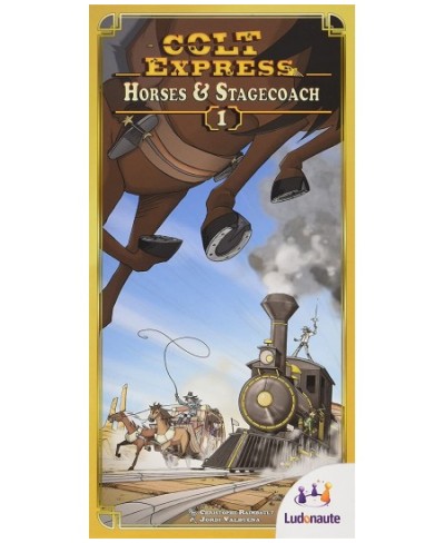 Colt Express Horses and Stagecoach Board Game EXPANSION | Train Strategy Game | Wild West Adventure Game for Adults and Kids ...