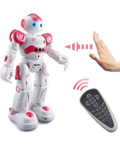 Smart Remote Control Robot Toy for Kids Rechargeable Interactive Gesture Sensing Smart RC Robot for Girls Dancing Walking Mus...