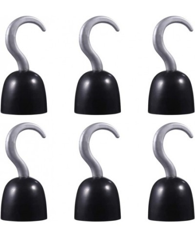 6pcs Pirate Toys Pirate Hooks Captain Hook Hand Plastic Hook Halloween Pirate Costume Accessories for Halloween Christmas Par...