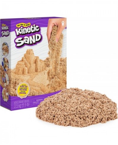 Kinetic Sand 2.5kg (5.5lb) of All-Natural Brown Sensory Toys Play Sand for Mixing Molding & Creating $32.39 - Kids' Drawing &...