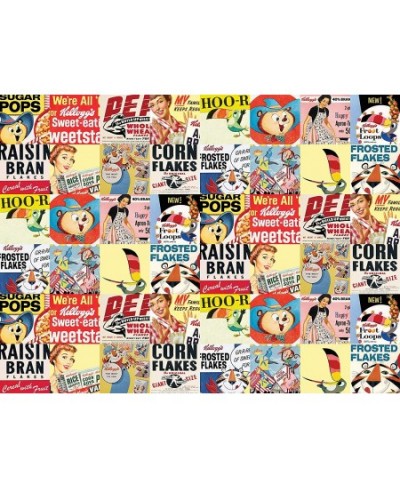 Kellogg's - Pop Archive Vintage Advertising Collage Jigsaw Puzzle 1000 Pieces $25.75 - Jigsaw Puzzles