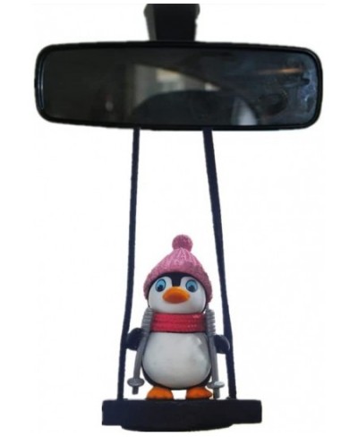 Swinging Penguin Car Hanging Ornament Rear View Mirror Interior Accessories $15.44 - Solar Power Kits