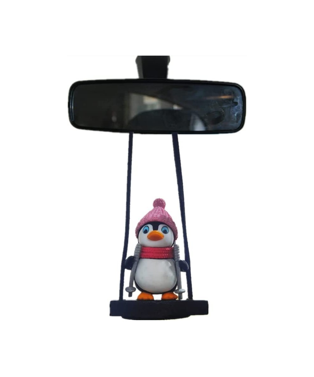 Swinging Penguin Car Hanging Ornament Rear View Mirror Interior Accessories $15.44 - Solar Power Kits