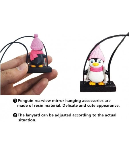 Swinging Penguin Car Hanging Ornament Rear View Mirror Interior Accessories $15.44 - Solar Power Kits