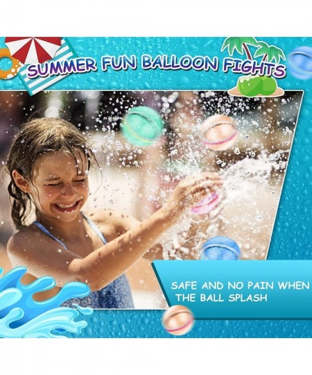 Reusable Water Balloons For Kids| Kids Outdoor Toys | Happy Water Bombs | Quick Self-Sealing ECO Friendly Water Toys for Kids...