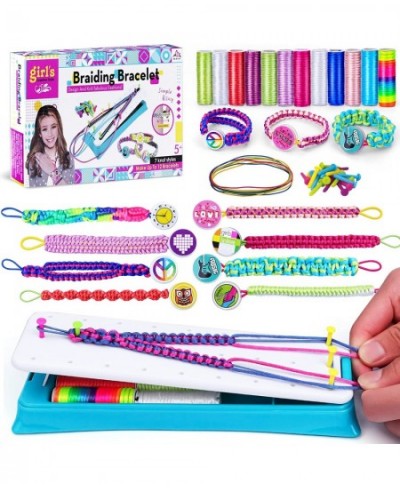 Friendship Bracelet Making Kit for Girls DIY Weave Charm Craft Kits for 6 7 8 9 10 11 12 13 Years Girls Bracelet String Rewar...