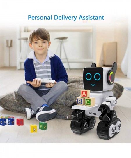 Robot Toy for Kids Remote Control Intelligent Programming RC Robot Suitable for Kids Aged 8 and Over to Sing Dance Talk Play ...